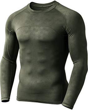 Tesla Men's Thermal Wintergear Compression Baselayer Long Sleeve Tops