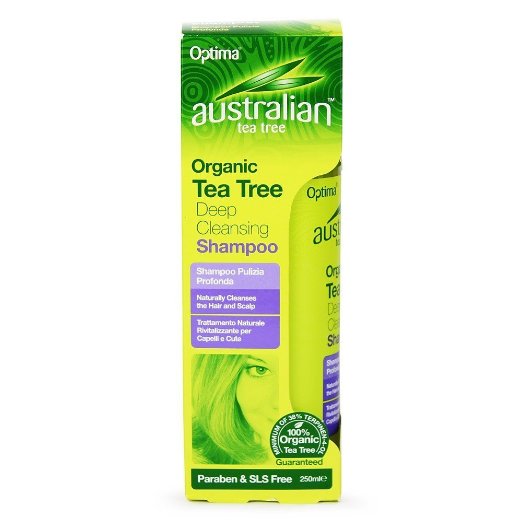 Australian Tea Tree Organic Deep Cleansing Shampoo 250ml