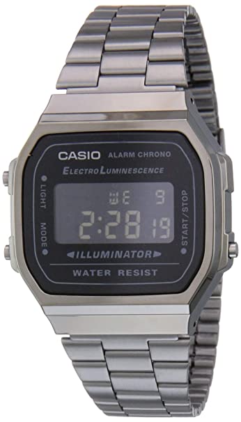 Casio Vintage Series Digital Black Dial Unisex's Watch-A168WGG-1BDF