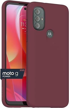 Motorola Moto G Power (2022) Protective Case- Precision fit, Stylish Shock Absorbing Phone Cases -Marsala