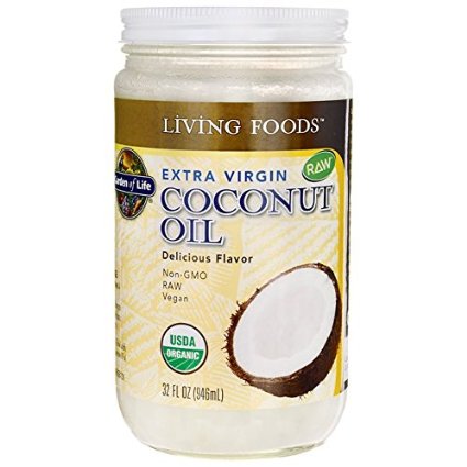 Garden of Life 100% Organic Extra Virgin Coconut Oil, 32 oz