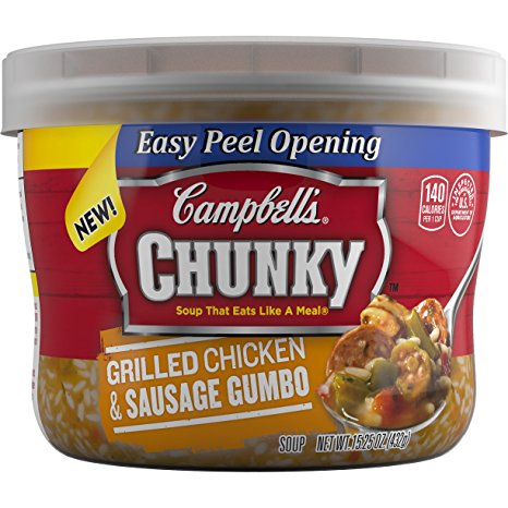 Campbell's Chunky Soup, Grilled Chicken & Sausage Gumbo, 15.25 Ounce