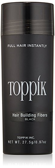 Toppik Economy Black Hair Building Fibers, 0.97 Ounce