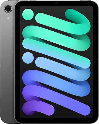 Apple iPad Mini (A17 Pro): 8,3'' Liquid Retina Display, 512 GB, WLAN 6E, 12 MP Front /12 MP Rückkamera, Touch ID, Batterie für den ganzen Tag – Space Grau