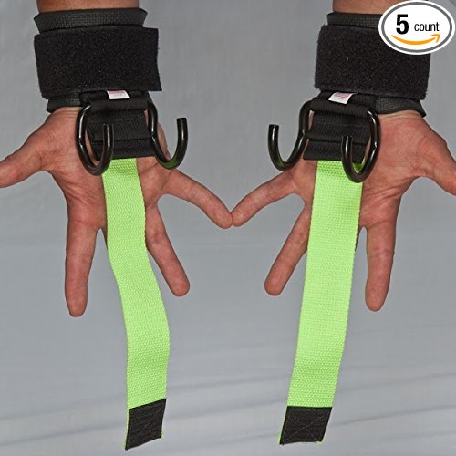 HARDCORE Weightlifting Straps & Bodybuilding Hooks All in 1