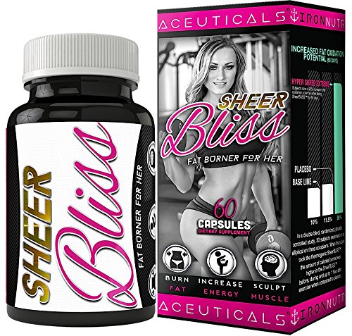 Sheer Bliss Mood Enhancing Weight Loss & Diet Aid for Women Boost Energy • Razor-Sharp Focus • Elevated Mood • Cognitive Enhancing • Targets Belly Fat • Made in The USA • Vegan Friendly