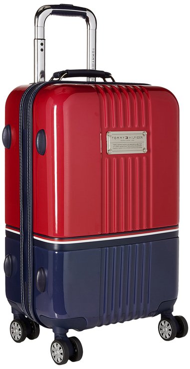 Tommy Hilfiger Duo Chrome 21 Inch Spinner Carry-On Luggage
