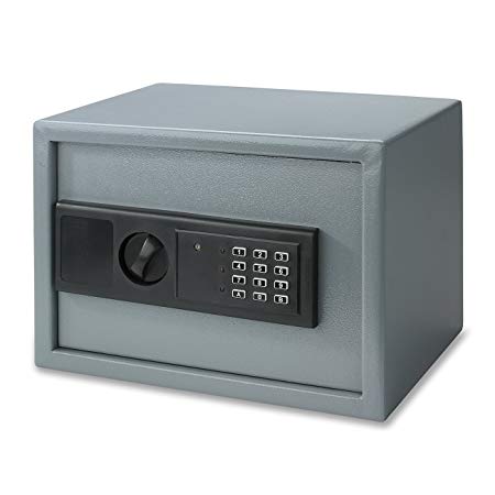 Neiko 61011 Digital Electronic Security Safe, Steel | Keyless Entry | 1 Cubic Foot | Gray