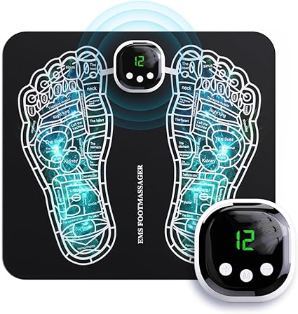 Foot Massager Mat – Foot Stimulator Pad for Home&Office Feet Pad Massager with USB Rechargeable - Intelligent Wireless Fitness Apparatus Model AST-301, AST-302, AST-303 - Easy to Use