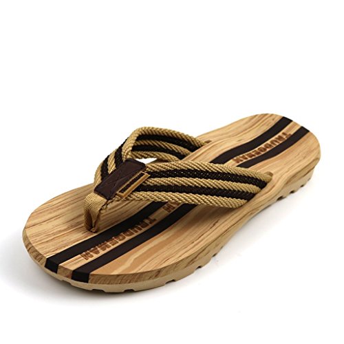 Men's Flip Flops Super Soft PU Rubber Summer Sandals Lightweight Rubber Sole Comfort Thongs