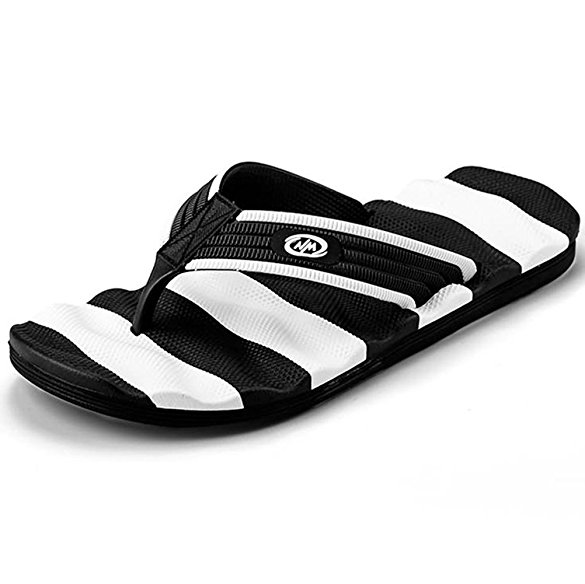 Muryobao Flip Flops For Men Non Slip Summer Beach Slippers Large Size Extra Wide Platform Thong Sandals