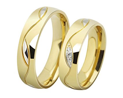 The New 18k Diamond Engagement Rings Gold Alloy Wedding Rings 025 (men, us13)