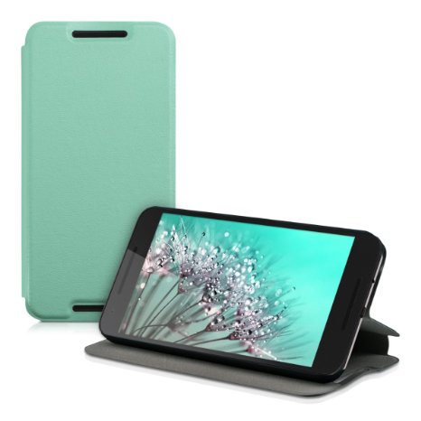 kwmobile Practical and chic FLIP COVER case for LG Google Nexus 5X in mint green