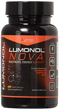 Lumonol Nova | Peak Performance | Energy | Focus | Now Available to anyone...| 60 Veg Caps 1 Month Supply