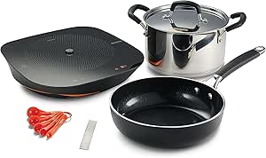 Tramontina Guru Smart Induction Cooktop Starter Set, 81502/000DS