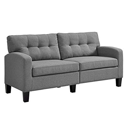 Dorel Living Zakari Sofa, Gray