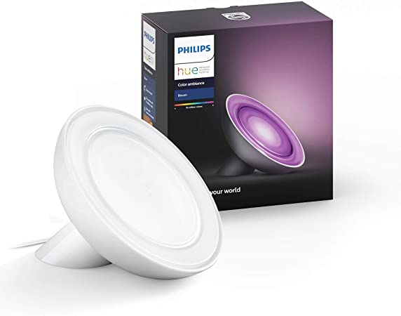 Philips Hue Bloom Dimmable LED Smart Table Lamp (Requires Hue Hub, Works with Amazon Alexa, Apple HomeKit and Google Assistant)