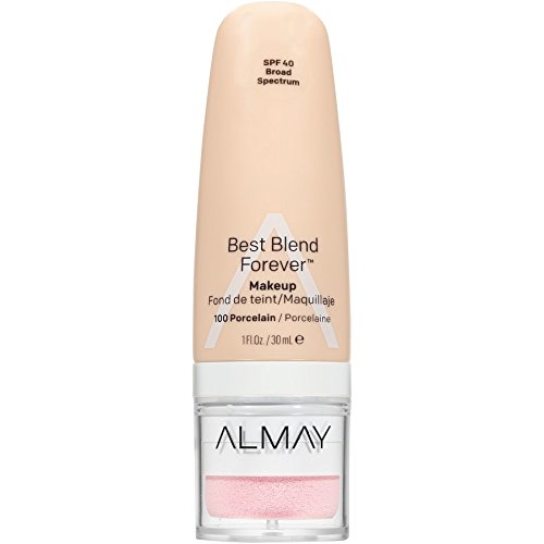 Almay Best Blend Forever Foundation, Porcelain, 1 fl. oz, SPF 40 Broad Spectrum