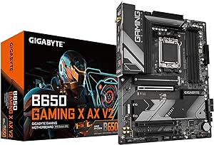 GIGABYTE B650 GAMING X AX V2 (rev. 1.0) AM5 LGA 1718 AMD B650 ATX DDR5, Triple M.2, PCIe 5.0, USB 3.2 Gen2x2 Type-C, AMD Wi-Fi 6E, Realtek 2.5GbE LAN