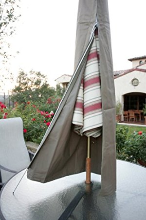 Patio Umbrella Cover fits 7ft to 11ft umbrellas