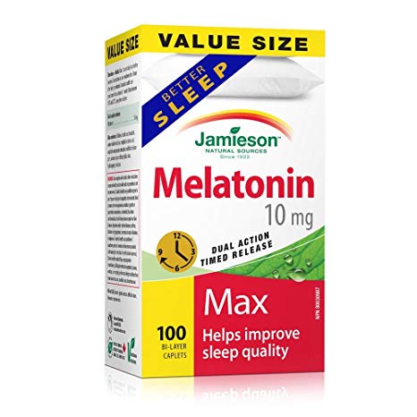 Jamieson Melatonin 10 mg Dual Action Time Release - Value Size