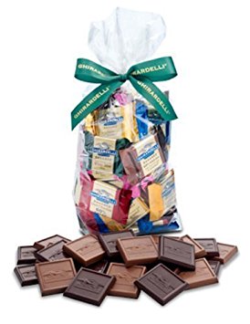 Ghirardelli Chocolate Squares Holiday Gift Bag - 80 Count (All Time Favorites)