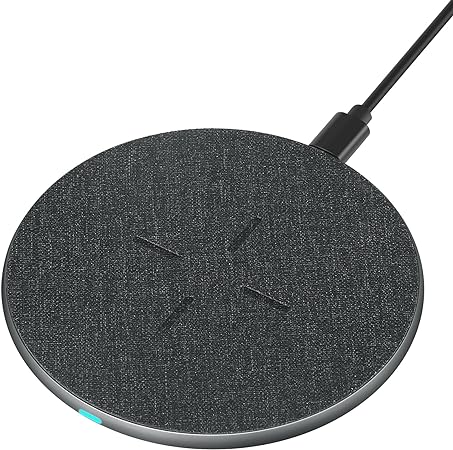 Wireless Charger, Qi Charging Pad Charging Station Compatible iPhone 15/14/13/12/11/Pro Max/XR/XS/X/8, 15W Max Phone Charger for Samsung Galaxy S23/S22/S21/S20/S10/S9, Huawei P30 Pro/Mate RS