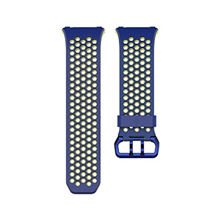 Fitbit Ionic Accessory Sport Band, Blue/Yellow, Small