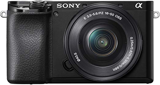 Sony Alpha A6100 Mirrorless Camera with 16-50mm Zoom Lens, Black (ILCE6100L/B)