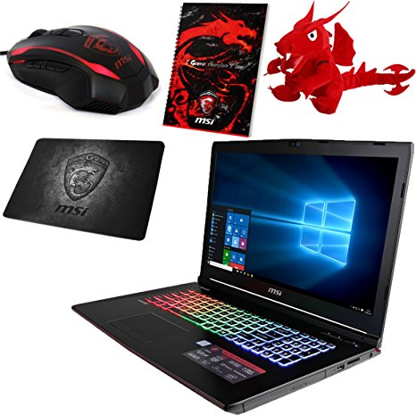 CUK MSI GE72VR Apache Pro 17.3" VR Ready Gaming Laptop (i7-6700HQ, 12GB RAM, 128GB SSD   1TB HDD, NVIDIA Geforce GTX 1060 Pascal, Full HD, Windows 10) Best Gamer Notebook Computer   MSI Gaming Bundle