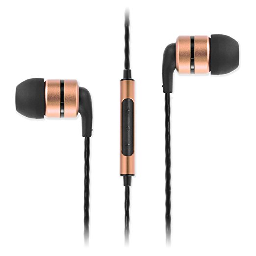 SoundMAGIC E80C Noise Isolating In Ear Headphones with a Refined Audiophile Sound for iPhone, iPod, iPad, Android, MP3 Player, Samsung, Sony, LG, Nokia, Nexus,HTC (Copper)