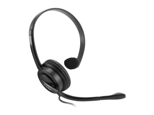 Cellet Universal Premium Mono 35mm Hands-Free Headset with Boom Microphone - Retail Packaging