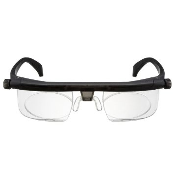 Adlens Glasses - Adjustable Focus Eyeglasses - Variable Focus Instant Prescription – Innovative Power Optics Technology - Great for Reading – For Seniors Women & Men Distributed Americana Made