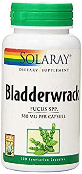 Solaray Bladderwrack, 580 mg, 100 Count (2 Pack)