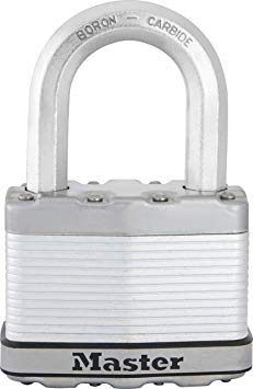 Master Lock Padlock, Magnum Laminated Steel Lock, 2-1/2 in. Wide, M15XKADLF