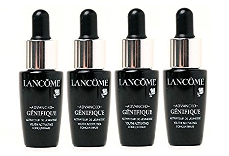 Lancome Advanced Genifique Youth Activating Con centrate, 1.08ounce/32milliliter (Set of 4 Travel Size 0.27ounce each)