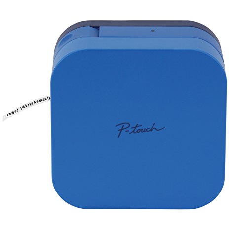 P-touch CUBE Smartphone Dedicated Label Maker with Bluetooth Wireless Technology (Blue)