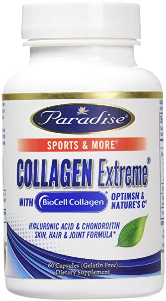 Paradise Herbs Collagen Extreme with Biocell Capsules, 60 Count