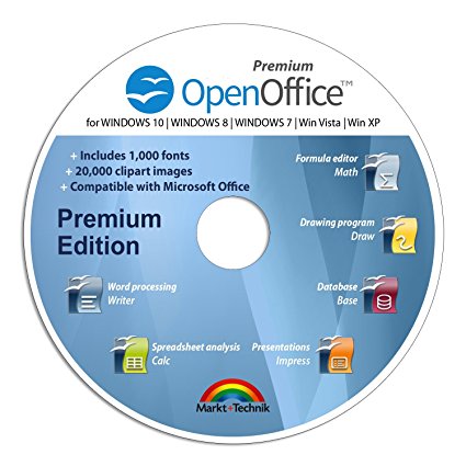 Office Suite 2017 Premium Edition CD DVD 100% compatible with Microsoft® Word® and Excel® for Windows 10-8-7-Vista-XP