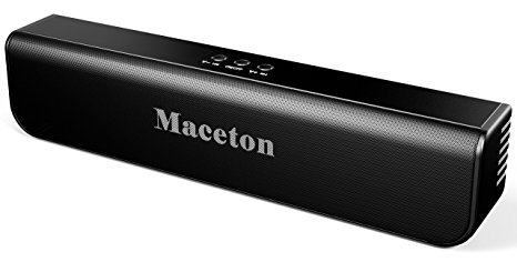 Maceton Bluetooth 4.0 Portable Speaker, Black