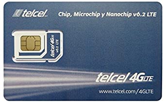 Telcel Mexico Prepaid SIM Card with 3GB Data and Unlimited Calls and SMS