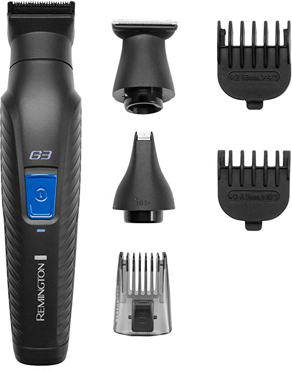 Remington Graphite G3, All-in-One Cordless Electric Trimmer, Body Groomer and Nose Hair Trimmer for Men, PG3000