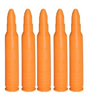 AR-GEAR Pack Of 5 Inert .223 REM Remington 5.56 NATO M16 AR-15 M4 Rifle Safety Trainer Cartridge Dummy Ammunition Ammo Shell Rounds
