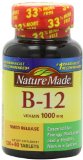 Nature Made Vitamin B-12 Timed Release Tablets Value Size 1000 Mcg 160 Count