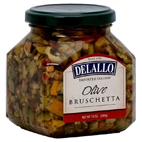 Delallo Olive Bruschetta, 10 Ounce -- 6 per case.