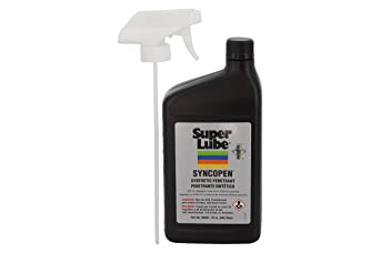 Super Lube 85032 Syncopen Synthetic Penetrant Non-Aerosol, Trigger Sprayer, 1 Quart, Translucent Brown