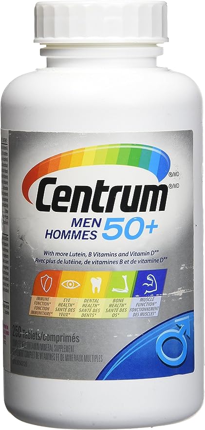 Centrum Multivitamin/Mineral Supplement For Men 50 , 250 Count