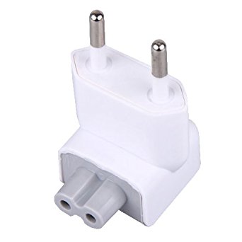 GooDGo US to Europe Plug Converter Travel Charger Adapter Euro AC Power adapter for Apple iBook/MacBook
