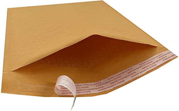 AmazonBasics Kraft Bubble Mailer, 8.5" x 12" (Internal Size - 8.25" x 11"), 100-Pack