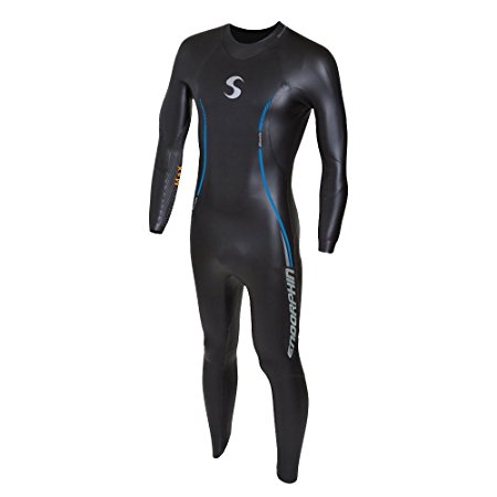 Triathlon Wetsuit 5/3mm - Men’s Synergy Endorphin Fullsleeve Smoothskin Neoprene for Open Water Swimming Ironman Approved